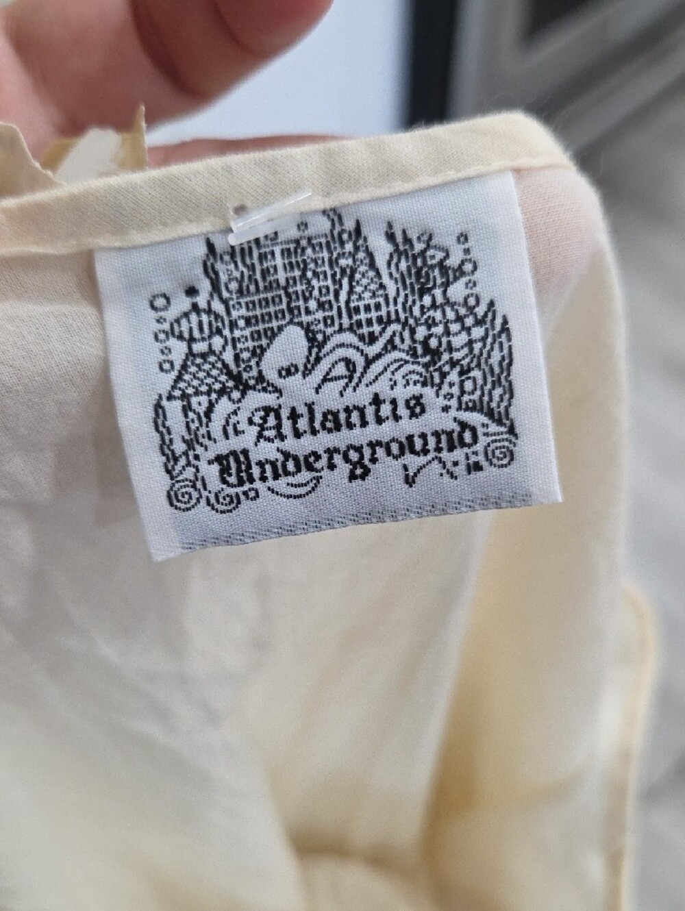 Cream Ruffle-Trim  Dress - Picture 11 of 12